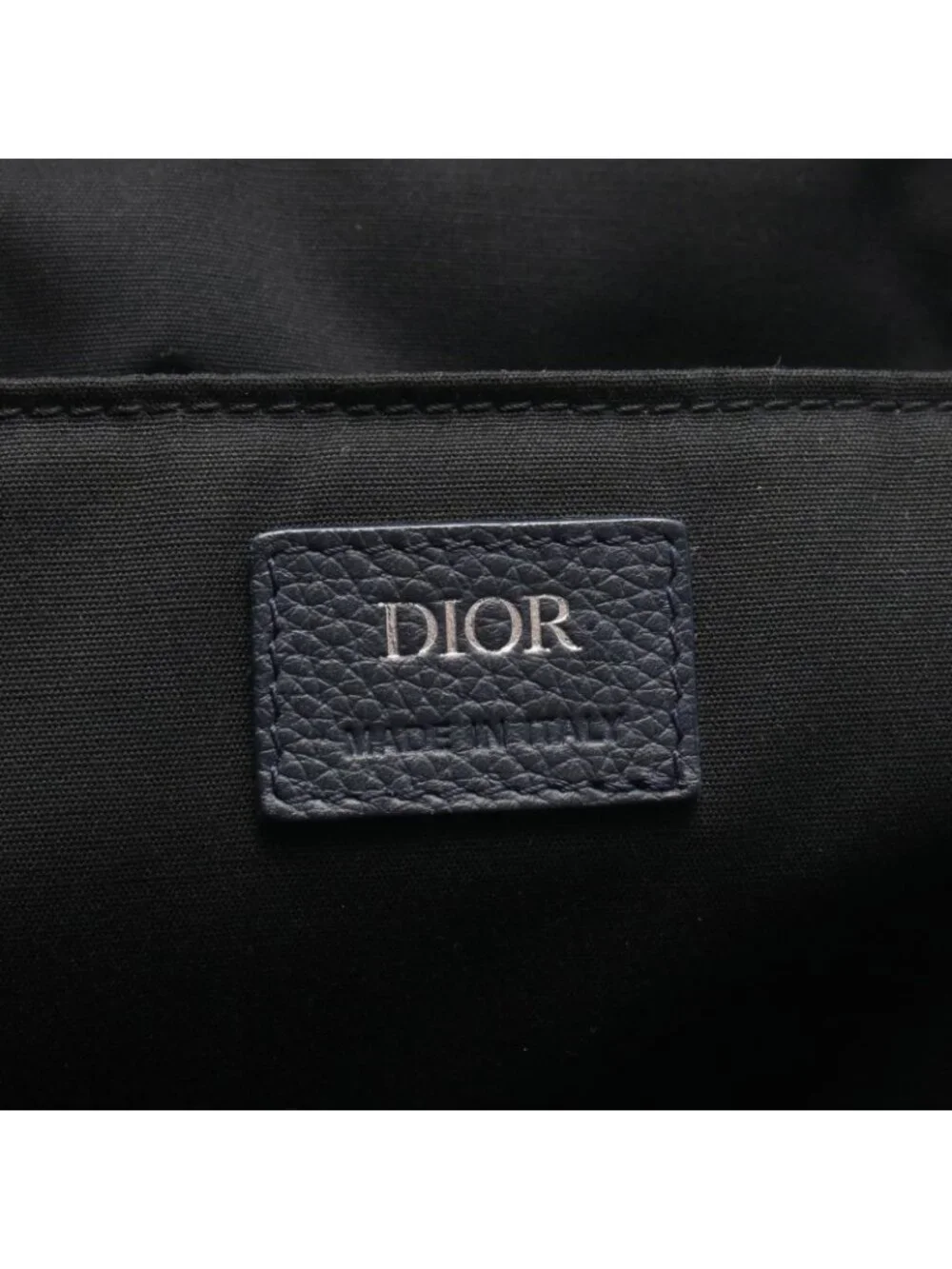 Dior Backpack Shawn Stussy Rider Navy Leather